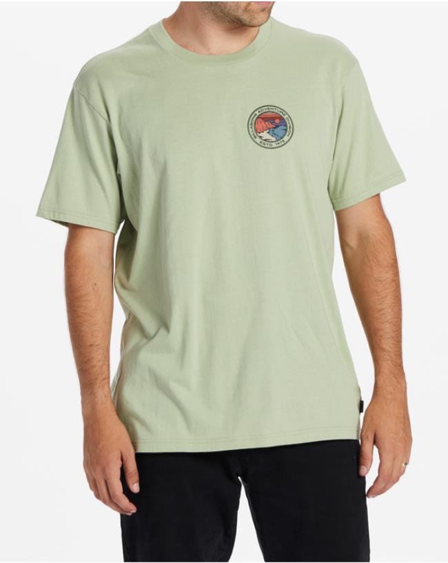 Men BILLABONG Rockies T-Shirt LIGHT SAGE - 1