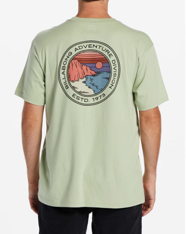 Men BILLABONG Rockies T-Shirt LIGHT SAGE - 2