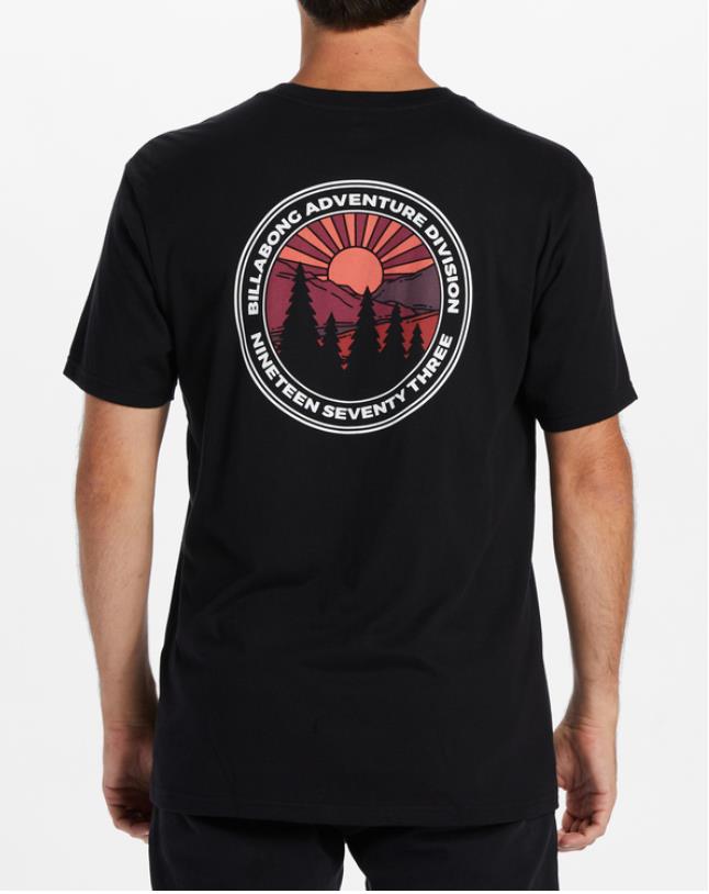 Men BILLABONG Rockies T-Shirt BLACK - 2