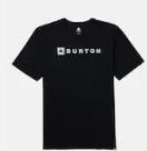 Kids BURTON Logo Horizontal SS T-Shirt TRUE BLACK