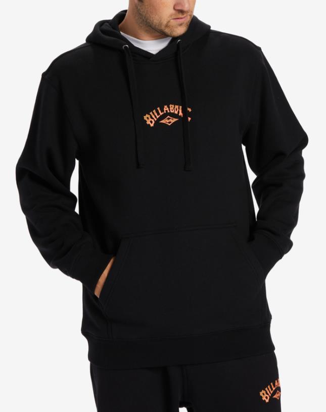 Men BILLABONG Core Arch Hoodie BLACK - 1