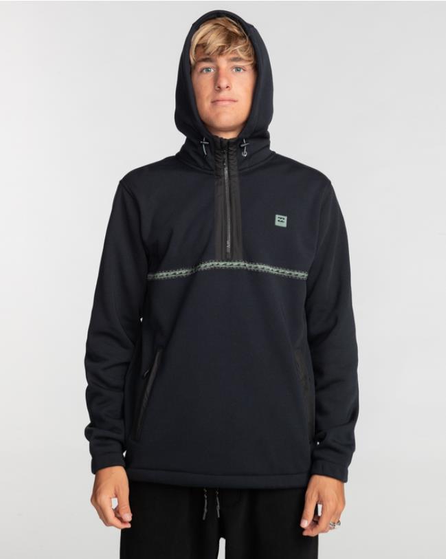 Men BILLABONG Pathfinder Hoodie BLACK - 1