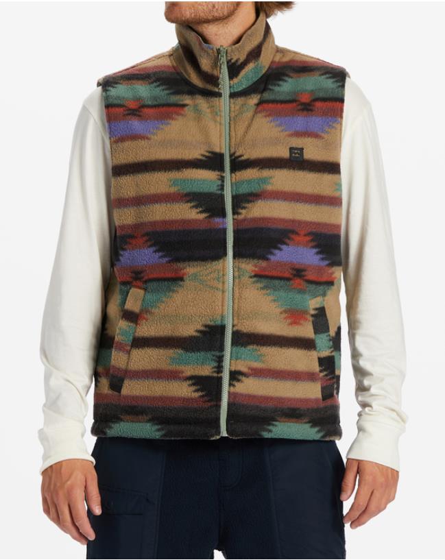 Men BILLABONG Trail Reversible Vest NAVY - 2