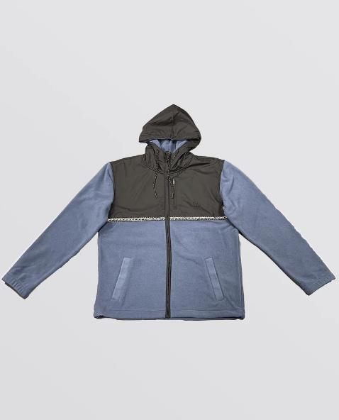 Men BILLABONG Boundary Lite Zip Hoodie SLATE BLUE - 1