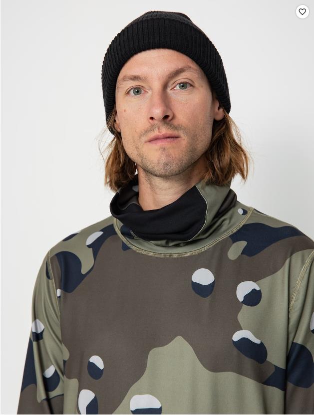 Men's BURTON Lightweight X Base Layer Crewneck TRUE BLACK - 2