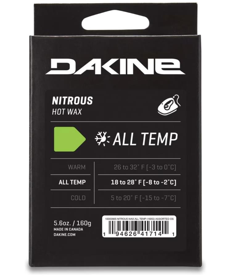 DAKINE Nitrous All Temp Wax (160G) BLACK - 