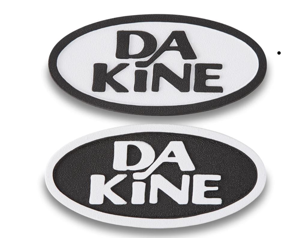 DAKINE Retro Oval Stomp Pad BLACK / WHITE - 1