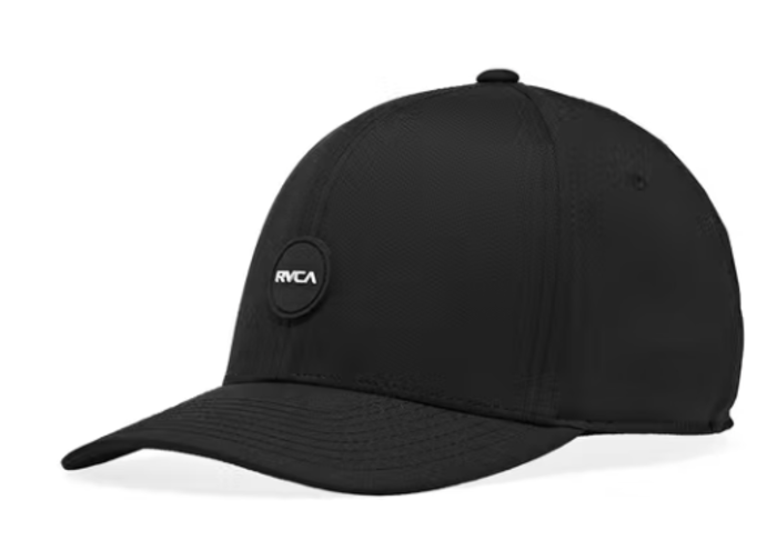 RVCA Seasons Flexfit Cap BLACK C5CPRM 1