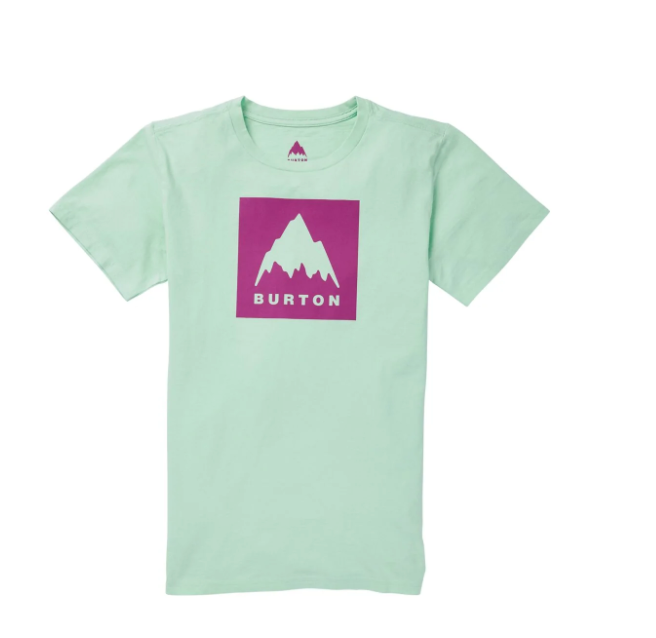 Kids BURTON Classic Mountain High Short Sleeve T-Shirt JEWEL GREEN 179541 307 - 1