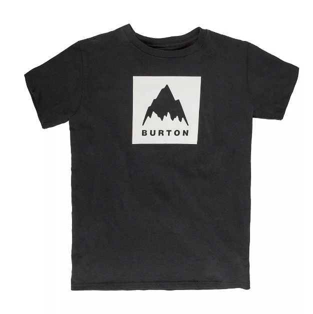 Kids BURTON Classic Mountain High Short Sleeve T-Shirt TRUE BLACK 179541 001 - 1