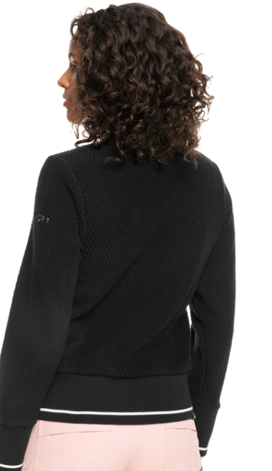 Women ROXY Glider Hoodie TRUE BLACK ERJFT04557-KVJ0 - 2