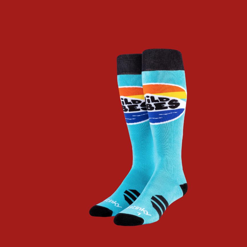 STINKY Wild Socks JAVA TEAL - 1