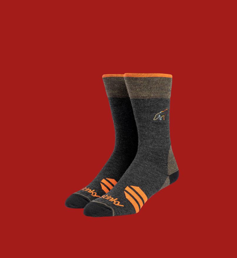 STINKY The Fox Socks GREY - 1