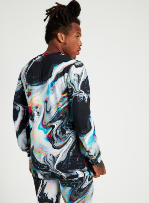 Mens BURTON Lightweight X Base Layer Crewneck MAALAVIDAA Cabin Fever Shop