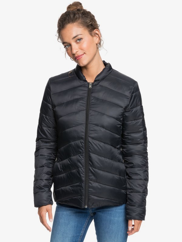 Woman ROXY Coast Road Jacket ANTHRACITE 1