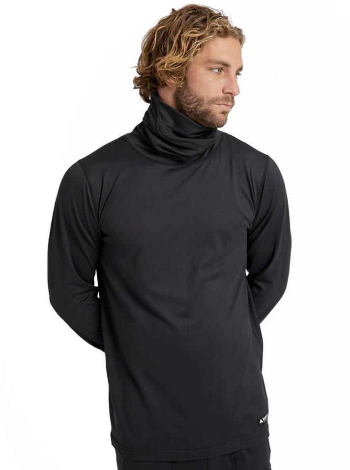 Men's BURTON Midweight Long Neck TRUE BLACK - 1