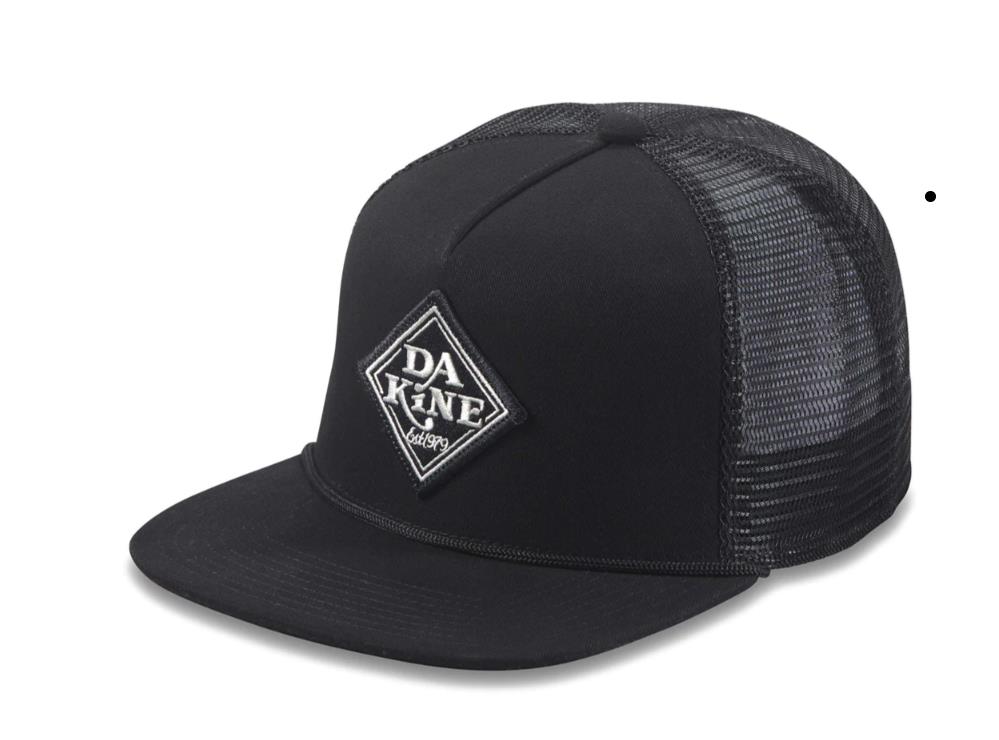 Men DAKINE Classic Diamond Trucker Hat BLACK - 1