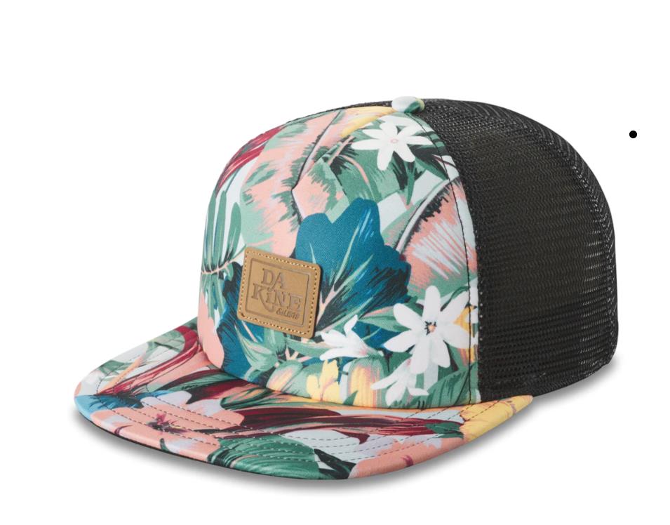 Women DAKINE Hula Trucker Hat ISLAND SPRING - 1