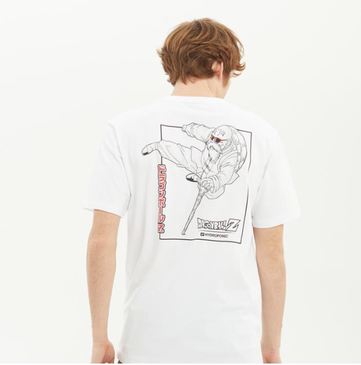 Boy HYDROPONIC T-Shirt Dragon Ball Z Roshi WHITE - 1